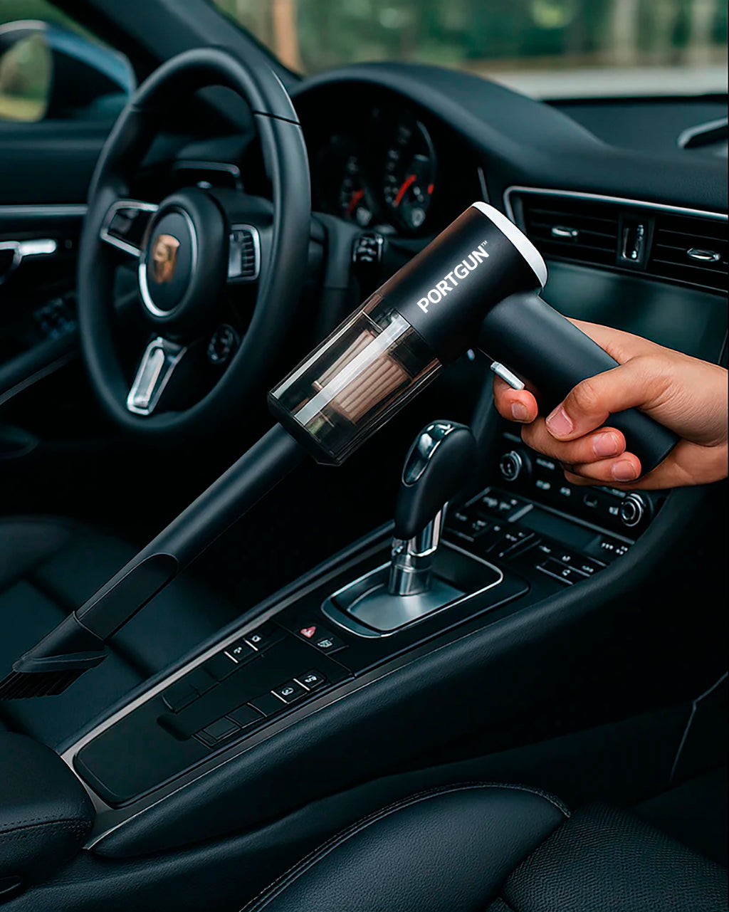 PortGun™ 9000 Pa Suction Power Rechargeable 3 in 1 Wireless Car Vacuum Gun