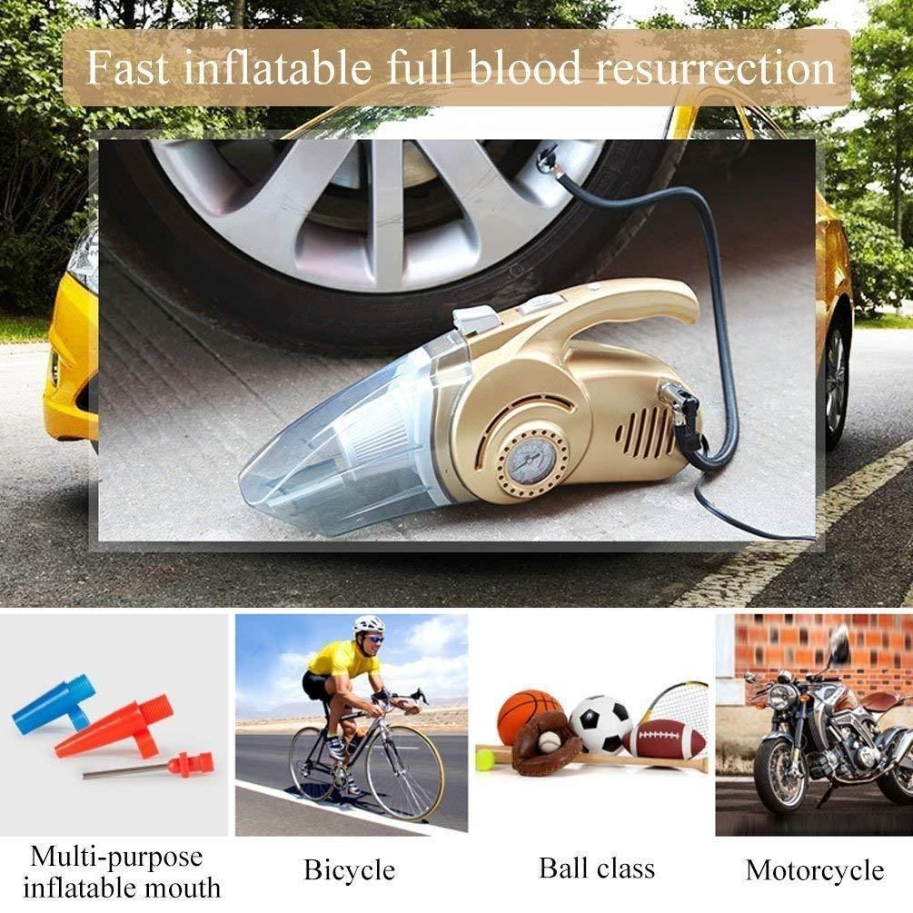 Port Gun™ 4 in 1 Car Vacuum Cleaner with Tyre Inflator
