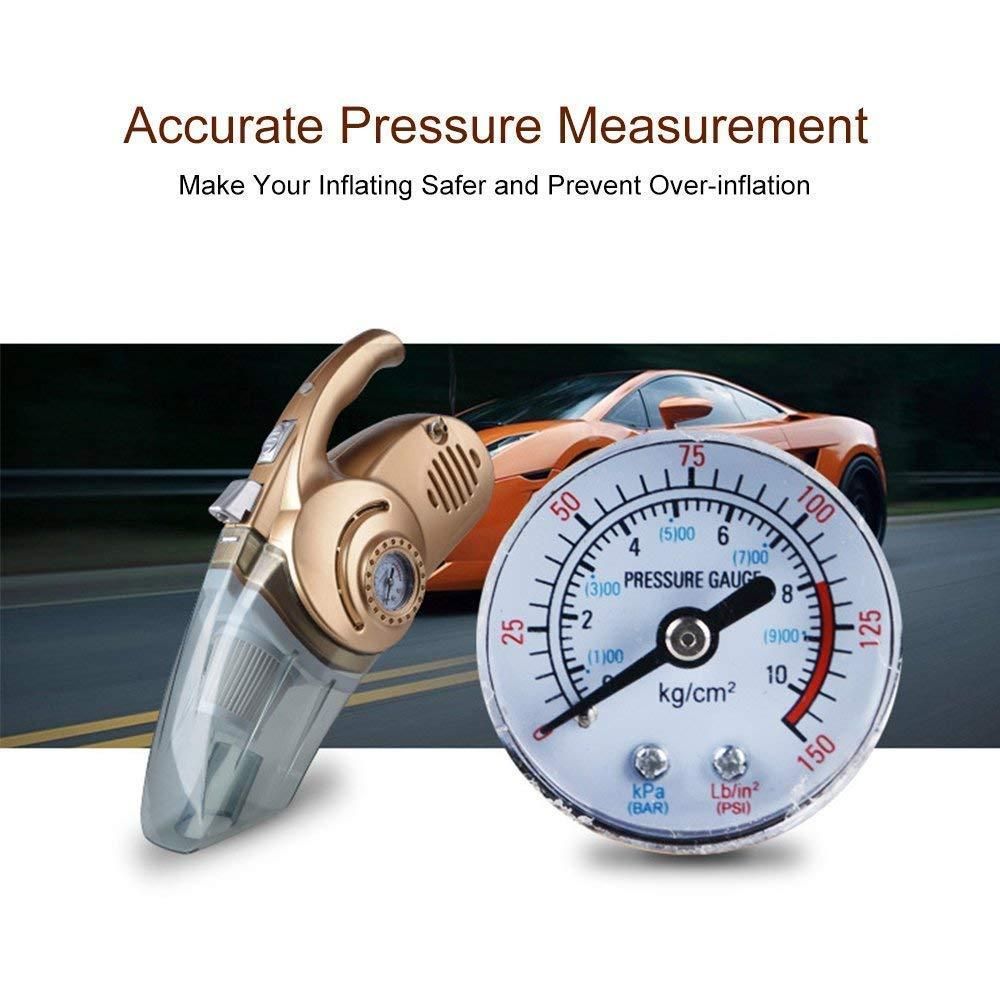 Port Gun™ 4 in 1 Car Vacuum Cleaner with Tyre Inflator