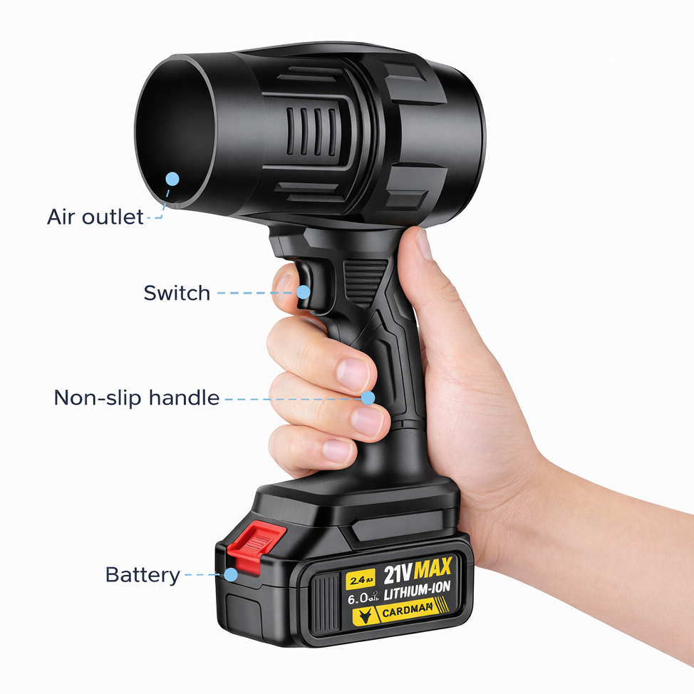 PortGun™ - The Most Powerful Portable & Wireless Jet Blower