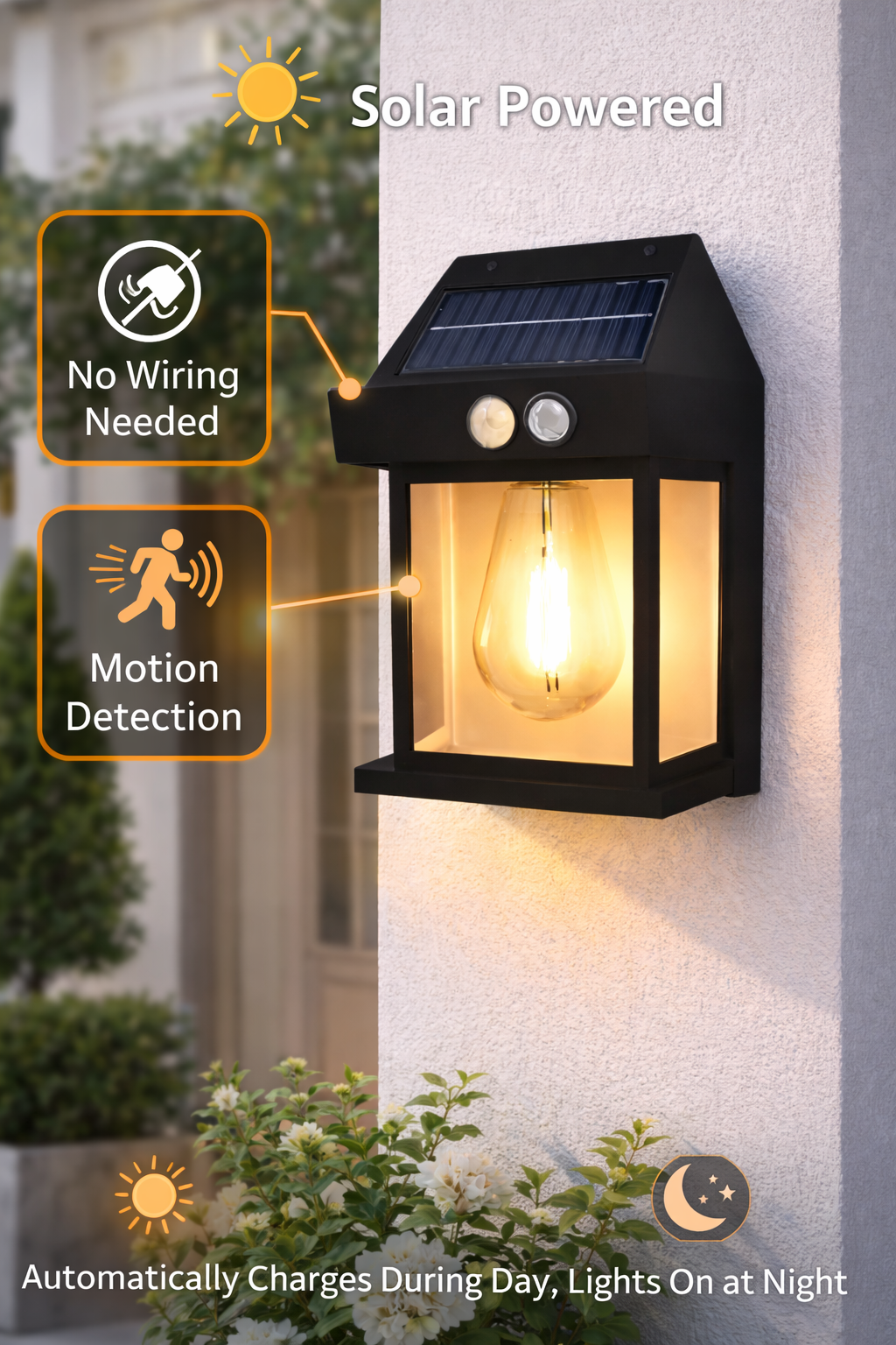 PortGun™ Solar Powered Motion Detection Light