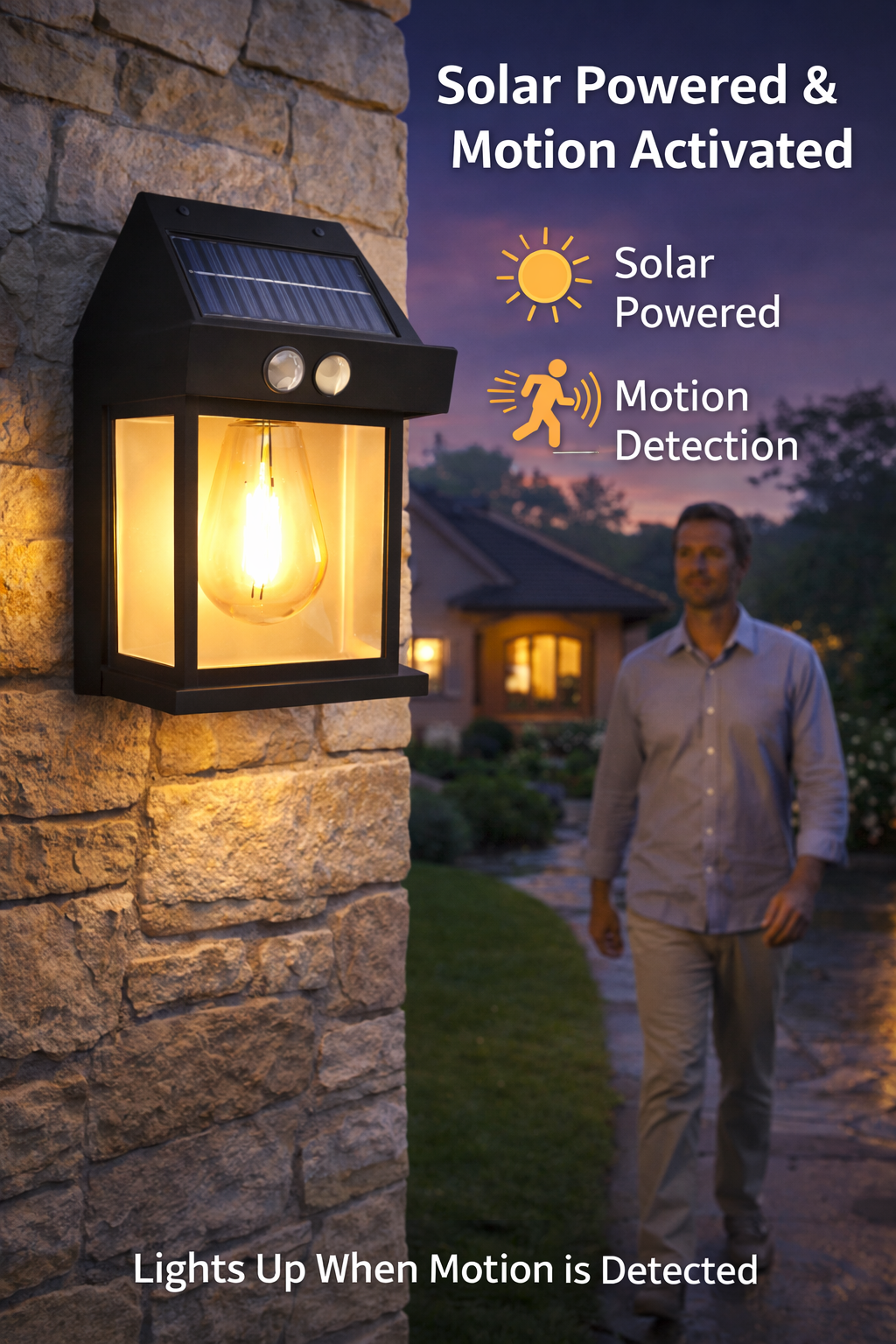 PortGun™ Solar Powered Motion Detection Light