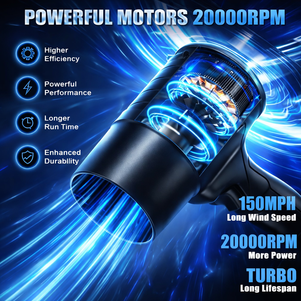 PortGun™ - The Most Powerful Portable & Wireless Jet Blower