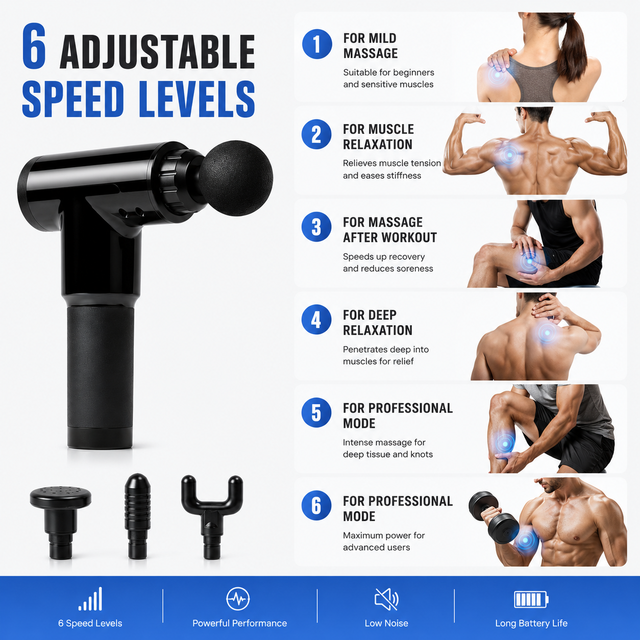 PORTGUN™ Deep Tissue Massage Gun
