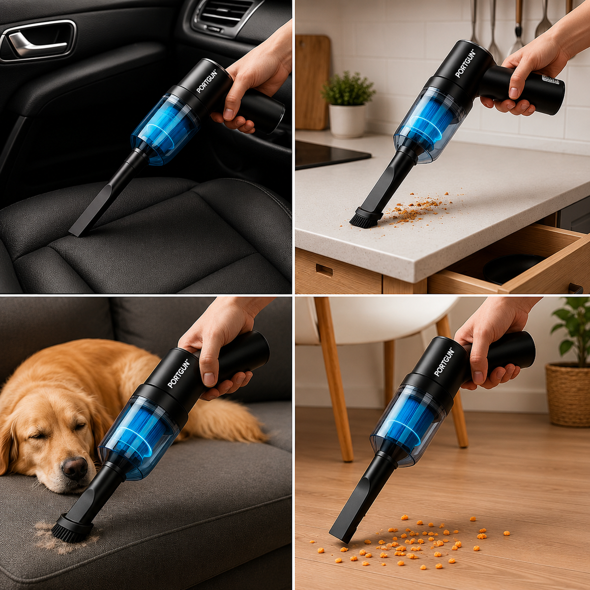 PORTGUN™ Pro Cordless Rechargeable 3 in 1 Wireless Vacuum Cleaner